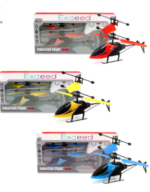 flying remote control exceed hand suspended induction helicopter